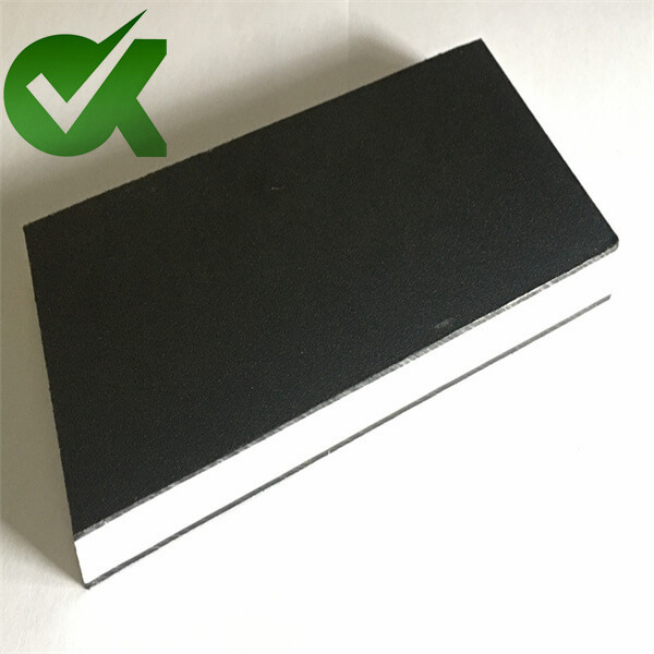 Textured hdpe triple layers double colored board sheet