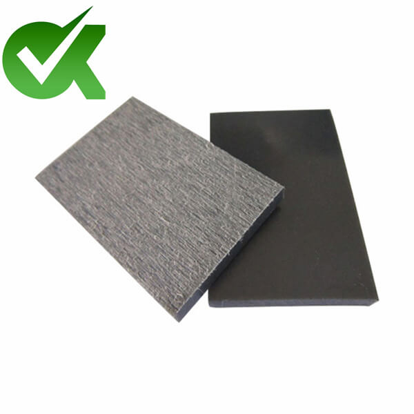 Black textured hdpe sheet in China
