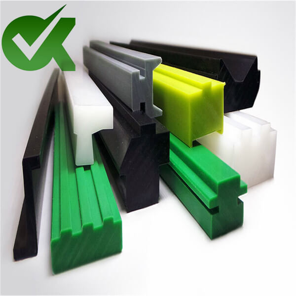 Impact and corrosion resistant UHMWPE rails