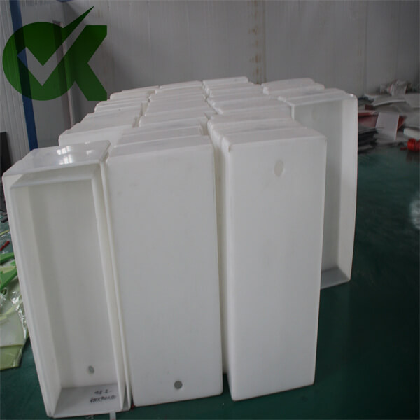 Customizable white HDPE seafood box