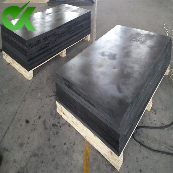 10% borated polyethylene neutron shielding sheet Black
