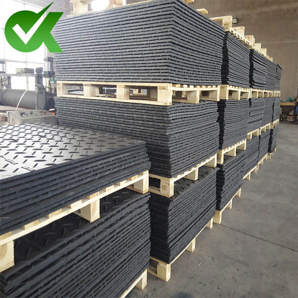 UHMWPE Black Ground Protection Mats Heavy Duty Wear-resistant China