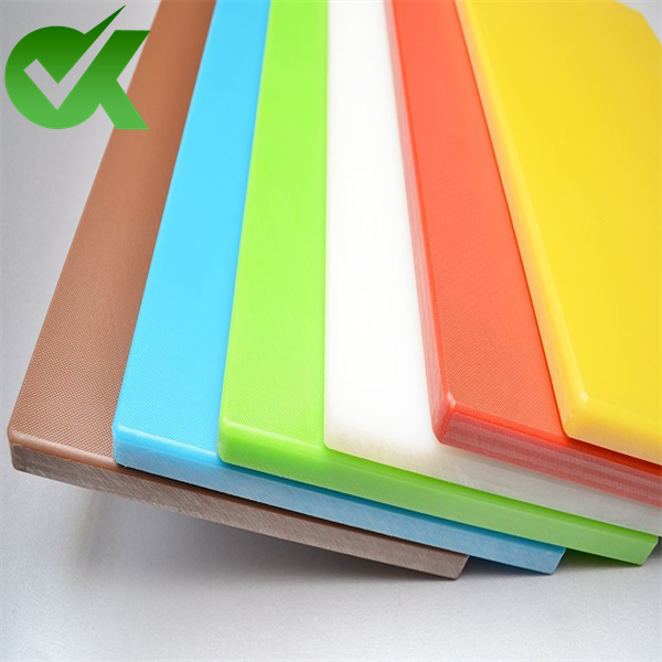 Colorful hygienic plastic color coded hdpe cutting boards