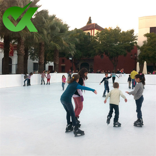 Hockey Artificial Ice Tiles Skating Rink 3×8 UHMWPE Self-lubricating Surface