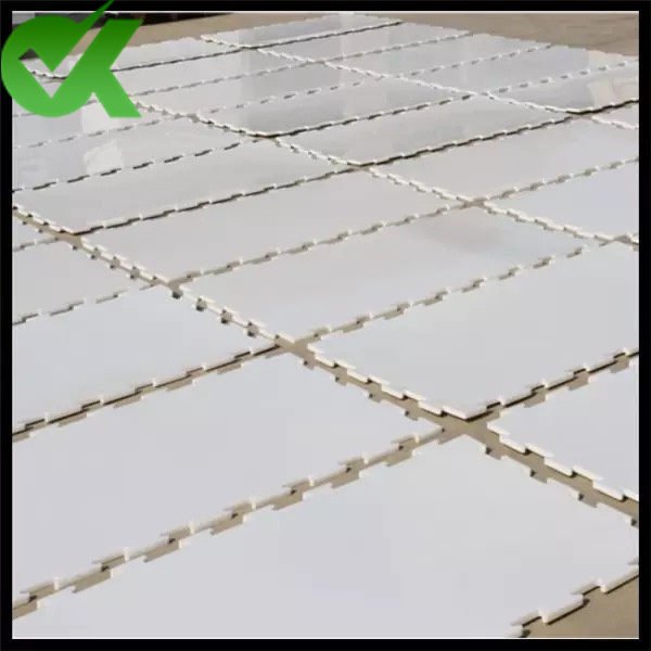White Self-lubricating Backyard Plastic UHMWPE 4×8 Artificial Synthetic Ice Tiles